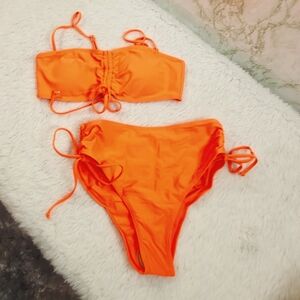 Haloon High Waist Neon Waist Bikini